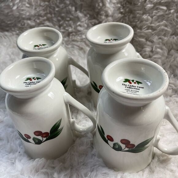 Citation Cades Cove Collection set of 4 Porcelain Mugs - Picture 4 of 9